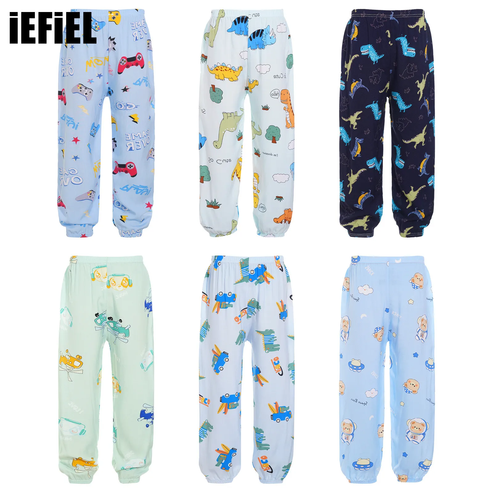 Штаны для мальчиков с мультяшным принтом