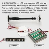 15pcs City Street Light Led (10 in 1 USB Powered) Building Block Lamp MOC Compatible with Bricks DIY 2039 11062 2