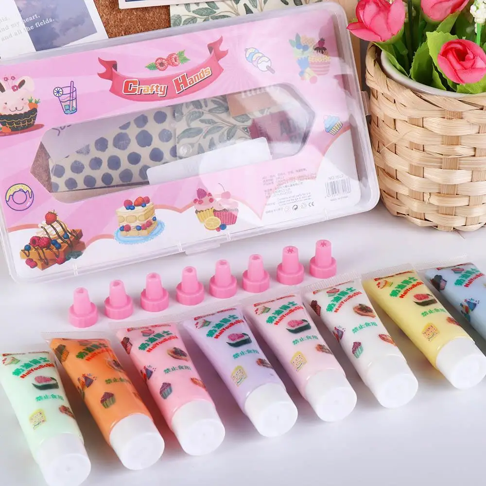 

Multicolour Role-Playing Simulation Cream Set Simulation Gel Early Education Toy Ice Cream Making leisure Entertainment