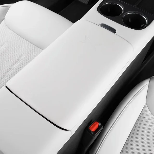 For Xpeng G6 Central Armrest Box Cover Protective Leather Cover Interior Accessories Decoration Modification Automotive Parts 1