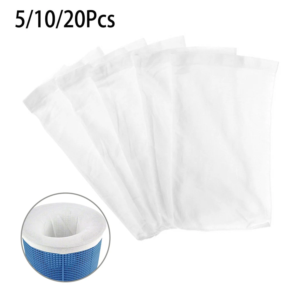 

5/10p/20cs Pool Skimmer Socks Household Perfect Savers Nylon Mesh Design For Filters Baskets Skimmers Swimming Pool Accessories