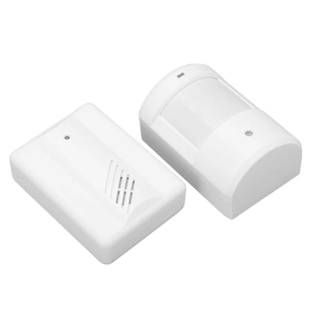 Wireless Driveway Alarm Infrared Transmitter Doorbell Receiver Motion Sensor Weatherproof for Home Security System new 5