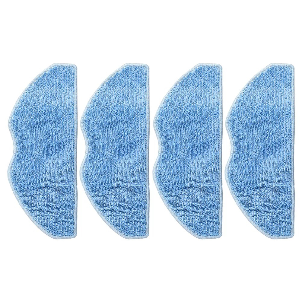 4/10 Pcs Mop Pads Cloth Replacement Parts For MEDION X10 SW Sweeping Roboat Vacuum Cleaner Replacement Spare Parts Accessories 4 pack side brush replacement parts for medion s12sw md20041 md19601 vacuum cleaner household cleaner accessories
