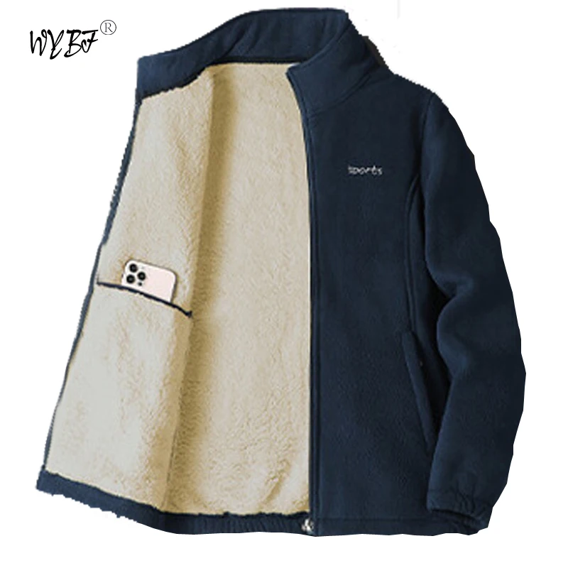

Winter Jackets For Men Fleece Chaqueta Berber Fleece Thickened Windproof Fleece Cardigan Warm Mountaineering Clothes
