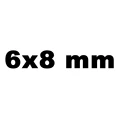 6x8 mm