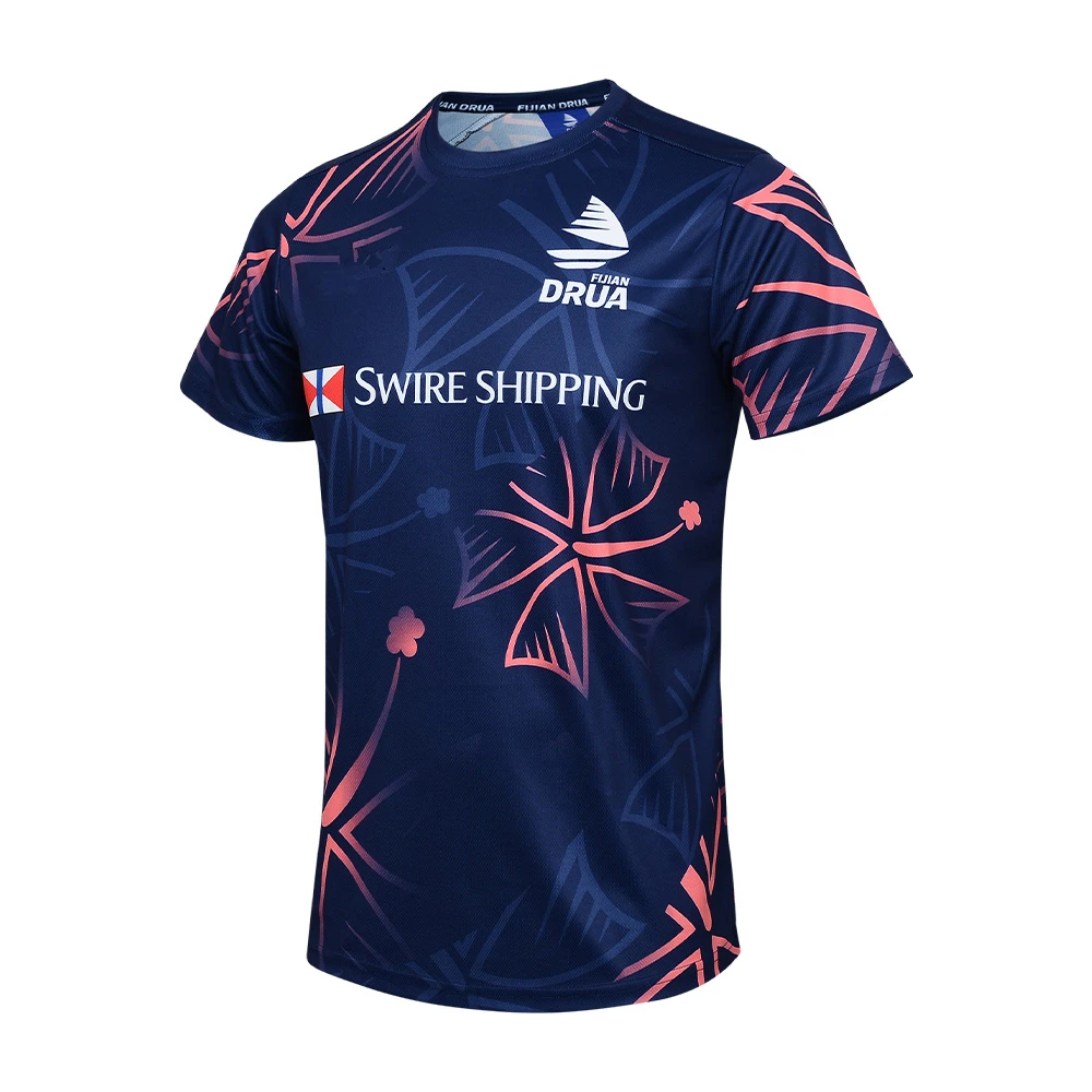 thumbnail image 1 of Camiseta de rugby Fijian Drua 2024 Camiseta de rugby Fiji local y visitante Camiseta de entrenamiento Nombre y número personalizados, 1 of 5