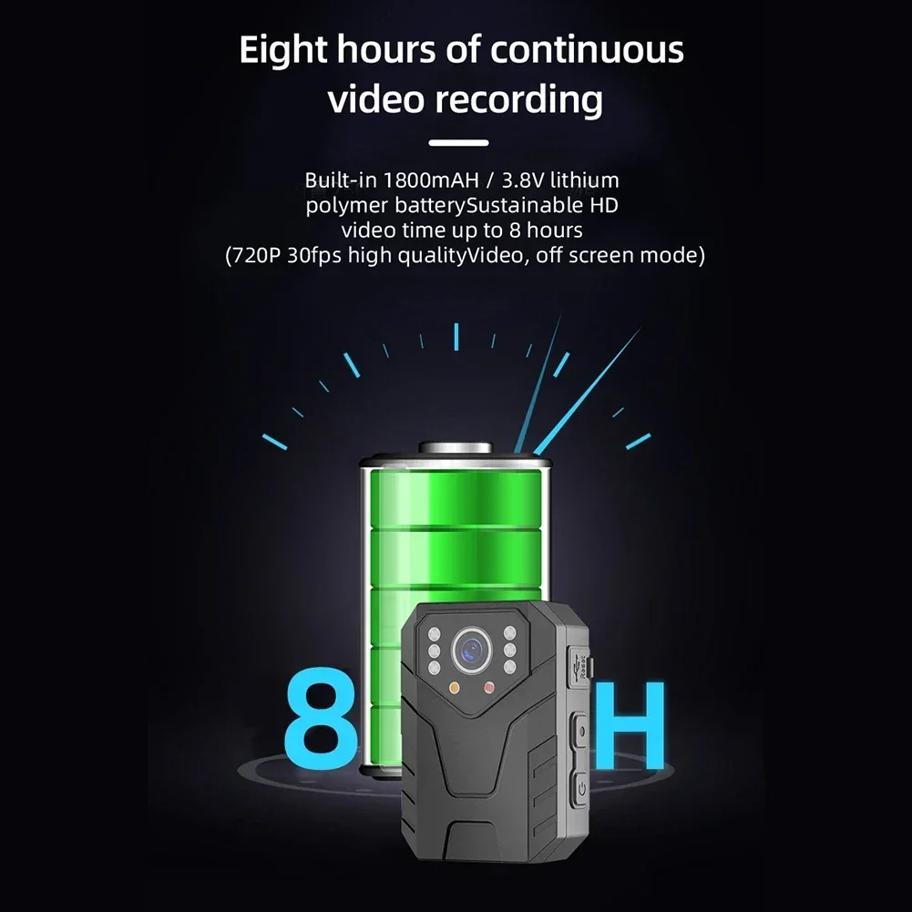 4K HD 1080P Mini  Camera Full  2 Inch IPS Touch Screen Night Vision Video Record