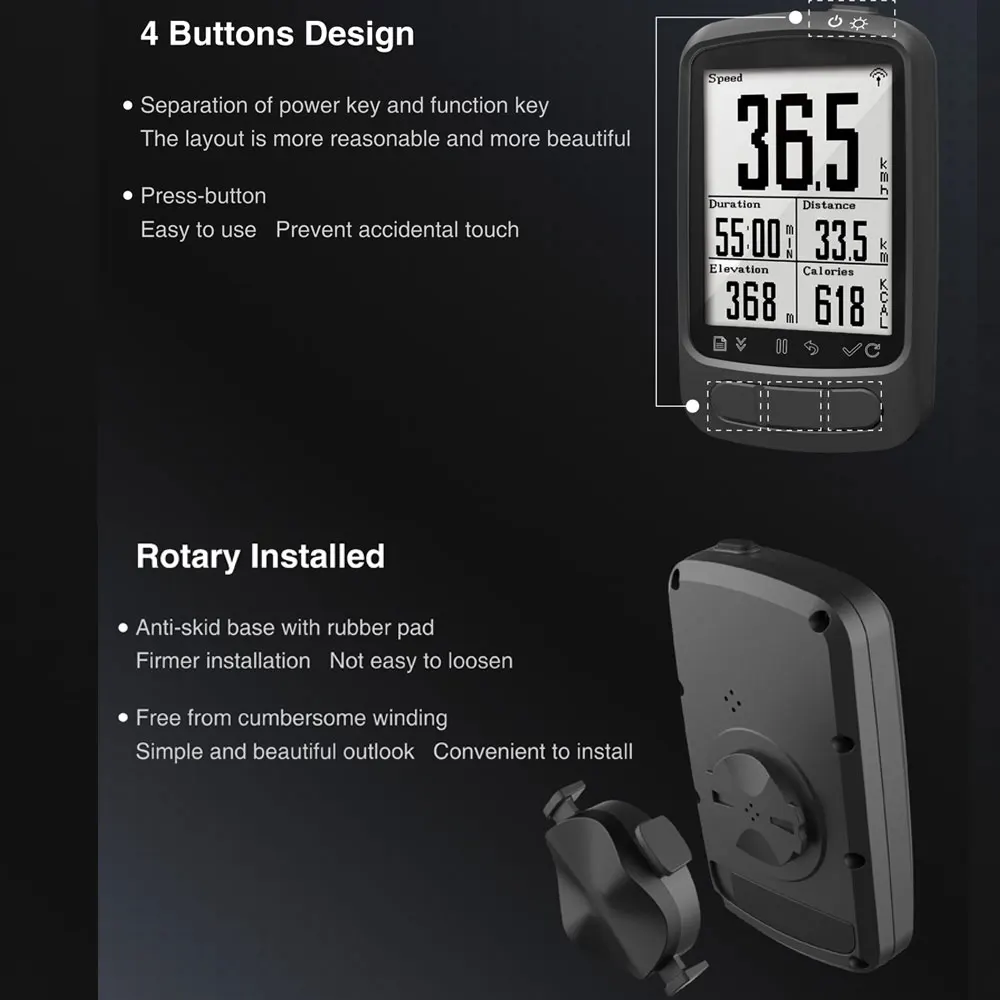 ǰ GPS ũ ǻ   ӵ Ŭ ANT + ̴  ɹڼ  Garmin Bryton IGPSPORT,  ư Ŭ ũ ǻ