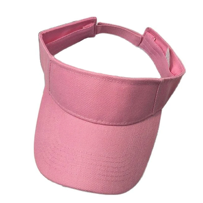 Lightweight Plain Men Women Summer Outdoor Sport Sun Visor Cap Hat for Golf Hiking Tennis Royal Blue Khaki Pink Red Green Black 5
