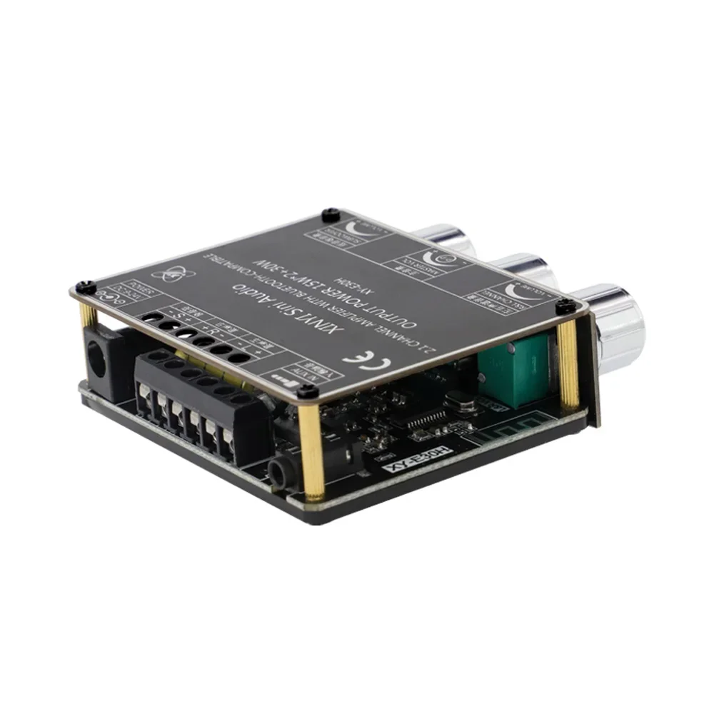 Audio Amplifier Audio Power Amplifier Board XY-E30H 2.1 channel Bluetooth audio power amplifier board module high and low bass subwoofer app