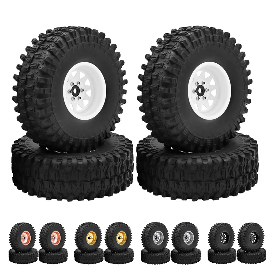 Fdit roue en métal 4 pcs Beadlock Roues En Alliage D'aluminium Cinq