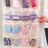 Portable 16 Grids Hanging Bag Multifunctional Pocket Hanging Storage Bag Foldable Big Wall-Mount Bags 2