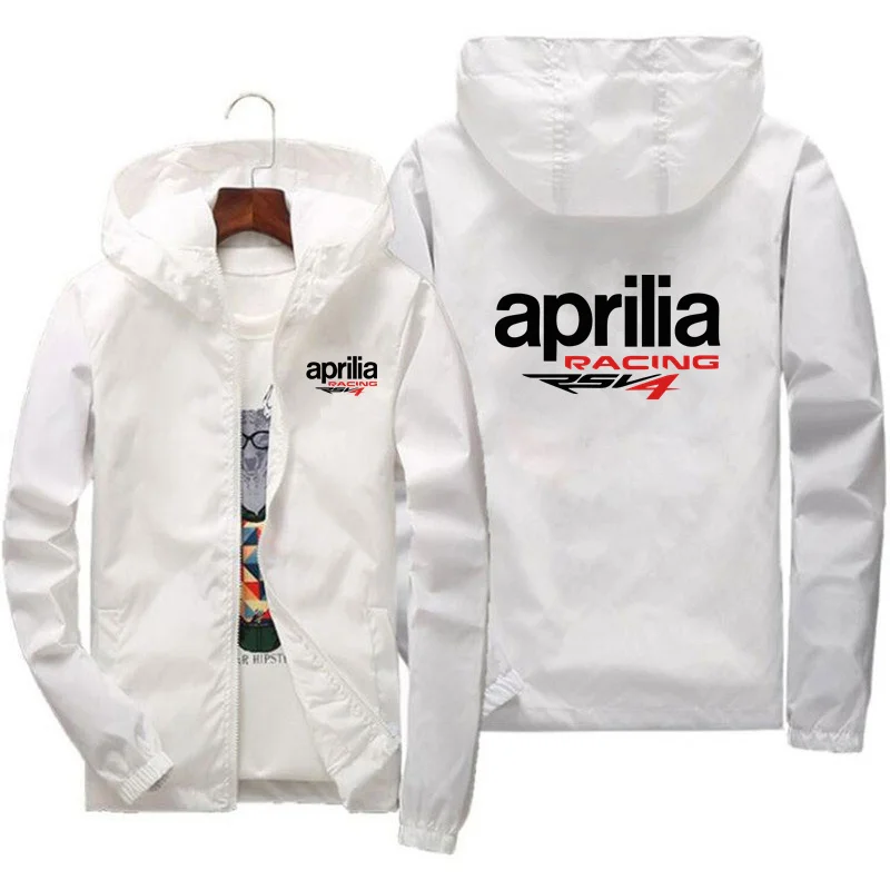 

Новая мужская повседневная куртка корейская мода для улицы Aprilia Racing RSV4 куртка с капюшоном ветровка куртки гоночная фабрика