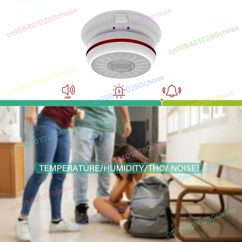 Dtecteur de vape CE avec dtecteur de cigarettes WIFI PM2.5, temprature,  humidit et CO2