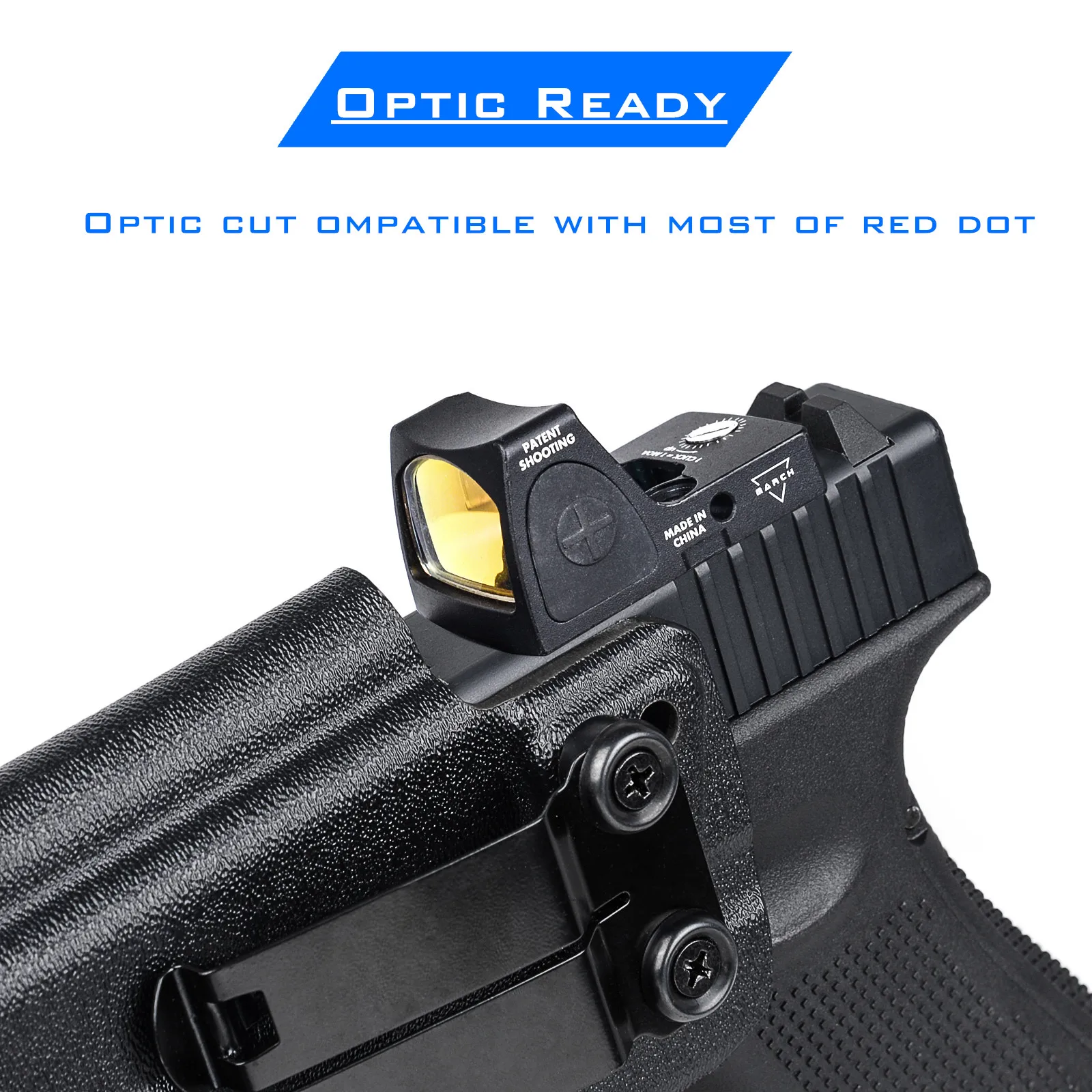 IWB Kydex Holster for Glock 19 23 25 32 44 45 w/ Streamlight TLR-8 8A 8G Tactical Flashlight Inside Waistband Concealed Carry 3