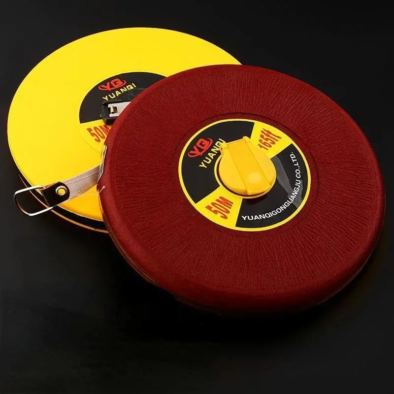 20M 30M 50M 100M Tape Measure Metric Circular Glass Fiber Leather Carpenter Distance Measuring Tools Meter Ruler tape measure measuring tape measuring ruler