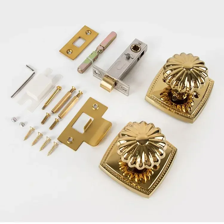 Рисунок 3 - Ручка дверная из коричневой твердой латуни с тыквой