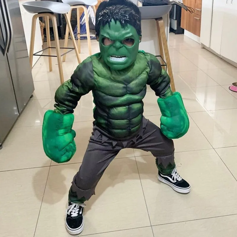 Costumes Vestito Hulk H&m Vestito Hulk Bambino Incredibile