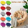 Swing Hanging Basket Seat Cushion Thicken Soft Egg Chair Pad Garden Armchair Pillow Outdoor Patio Rattan Chair Round Cushion 1