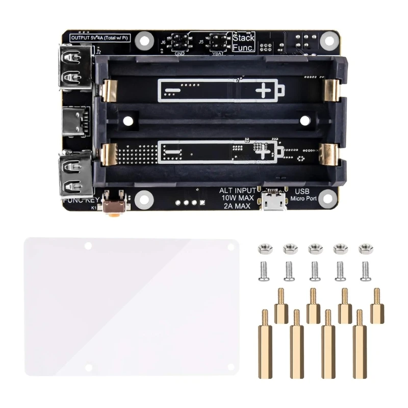 

Power Supply Device RTCs Coulometer for RaspberryPi 3B/3B+/4B Development Board