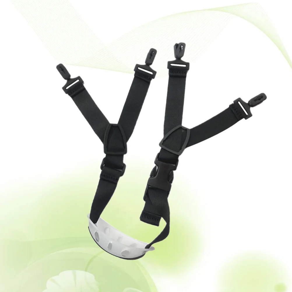 

Регулируемый высокопрочный тканевый ремень для безопасного шлема (черный и белый отдых для подбородка в случайном порядке)