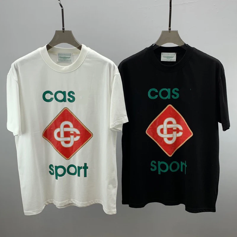 

Hight-quality CA Trendy brands Men Summer Round Neck Short sleeve T shirts Letter Printing 100% Cotton Streetwear