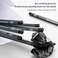 12Pcs Drawing Sketching Pencil Set Wooden Professional Art Pencil Graphite Shading Pencils for Beginners Artists School Supplies 5