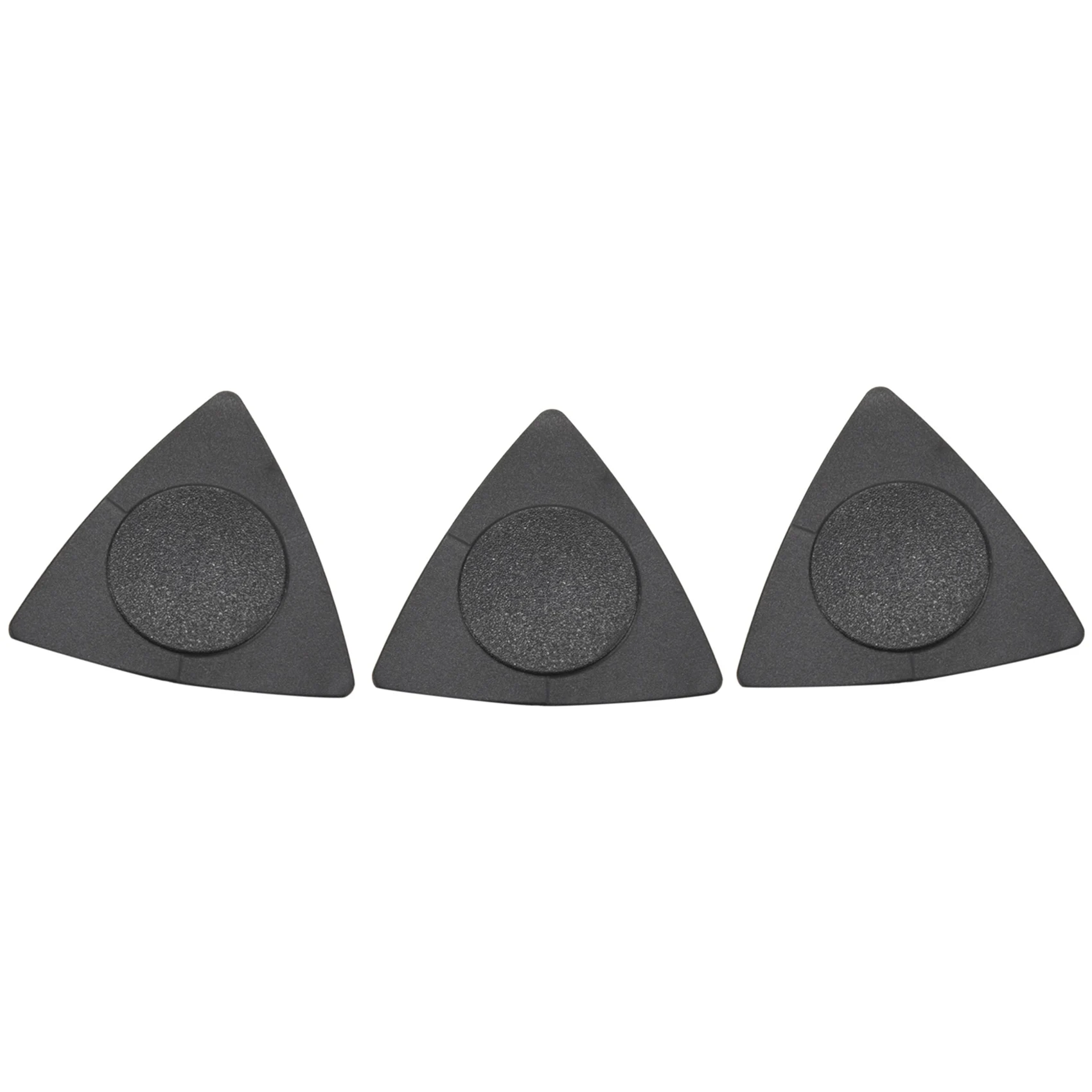 Guitar Picks 10pcs Triangle-Guitar picks 1.0 0.75 0.5 mm Thickness in PC + ABS Material Antislip Style Picks Black