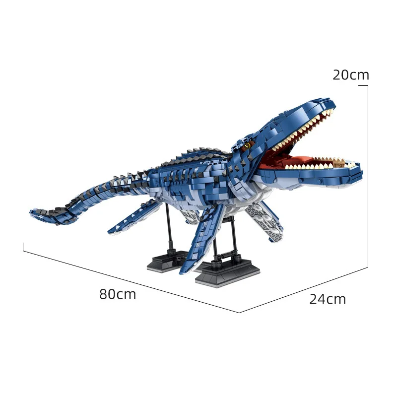 80Cm Dinosaur Toys Large Jurassic Park Collect T-Rex Ideas Dinosaur World Building Blocks Creative Dinosaur Bricks Set Boy Toy