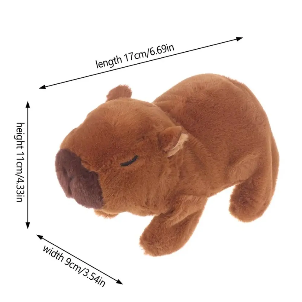 Walk Squeak Electronic Capybara Electric Dog Glowing Light Running Singing Capybara Can Walking Funny Capybara Action Figure