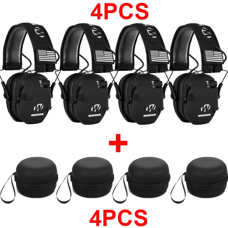 Protection Casques Anti Bruit Tir Ear Protection Cache-oreilles insonorisés  anti-bruit à réduction de bruit Protection auditive Macaron