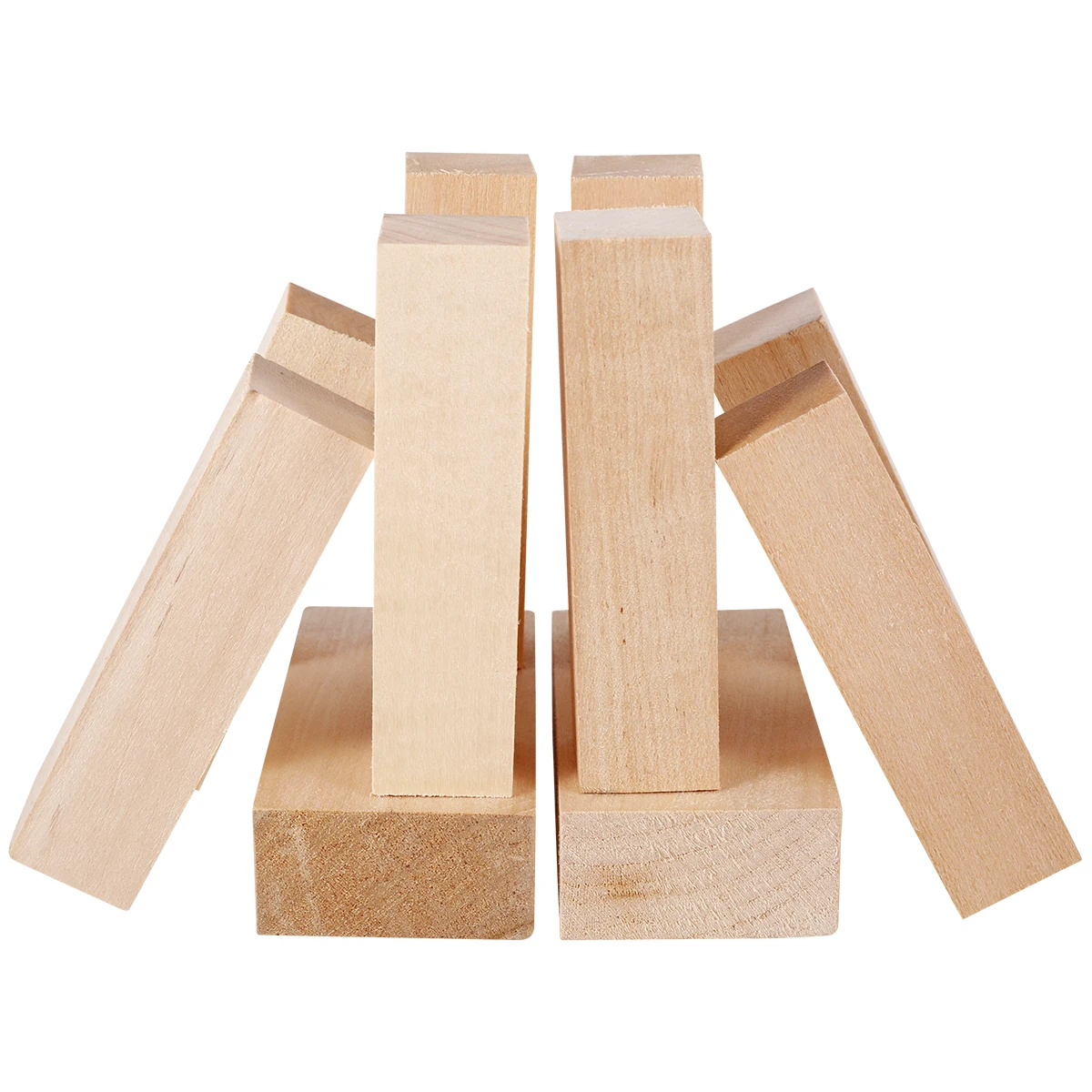 Description Picture 2 of item10/5Pcs Basswood Carving Block Unfinished Blank Solid Wood Block DIY Square Cubes Craft Board Model Building Carving Craft Block