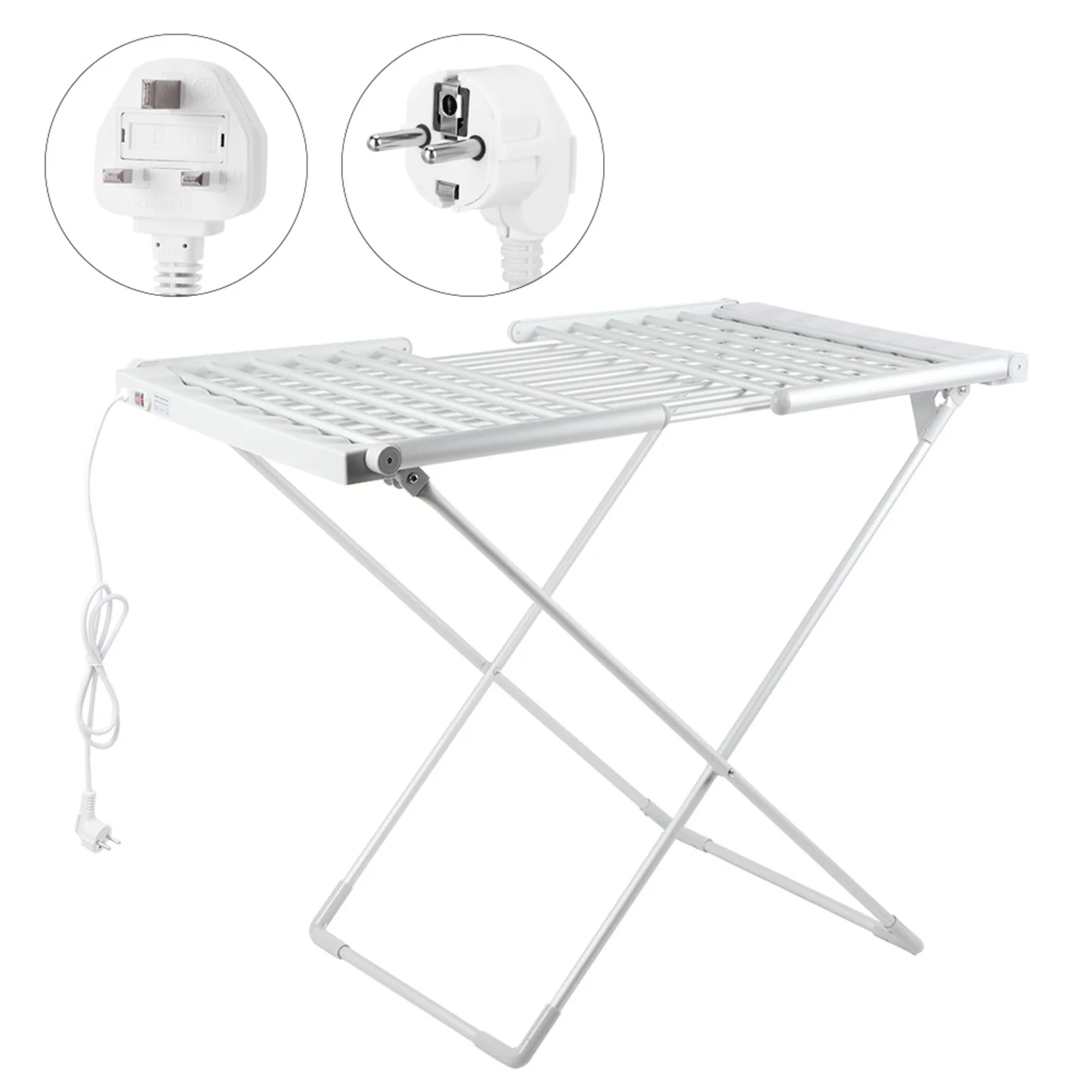 220V Electric Clothes Dryer Portable Folding Drying Rack Clothes Drying Machine Aluminum Alloy Constant Temperature 5