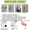 French Cutter For Nails Set, French Tip Cutter Edge Trimmer, Smile Line Acrylic V Cut Nail With Brush 6