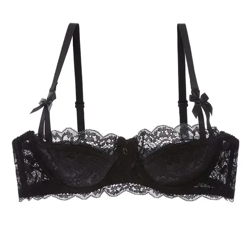 MOYISU French Romantic Lace Comfortable Breathable Sexy Tushy Slim Bra Collection Pure Desire Girls Super Beautiful Underwear SE 1