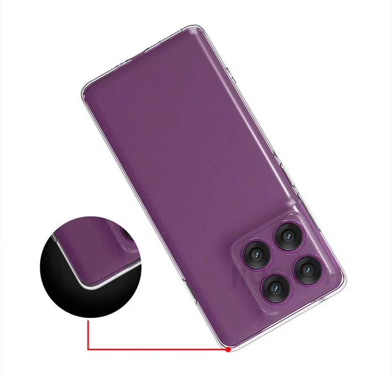 Sleek Transparent Soft TPU Phone Case