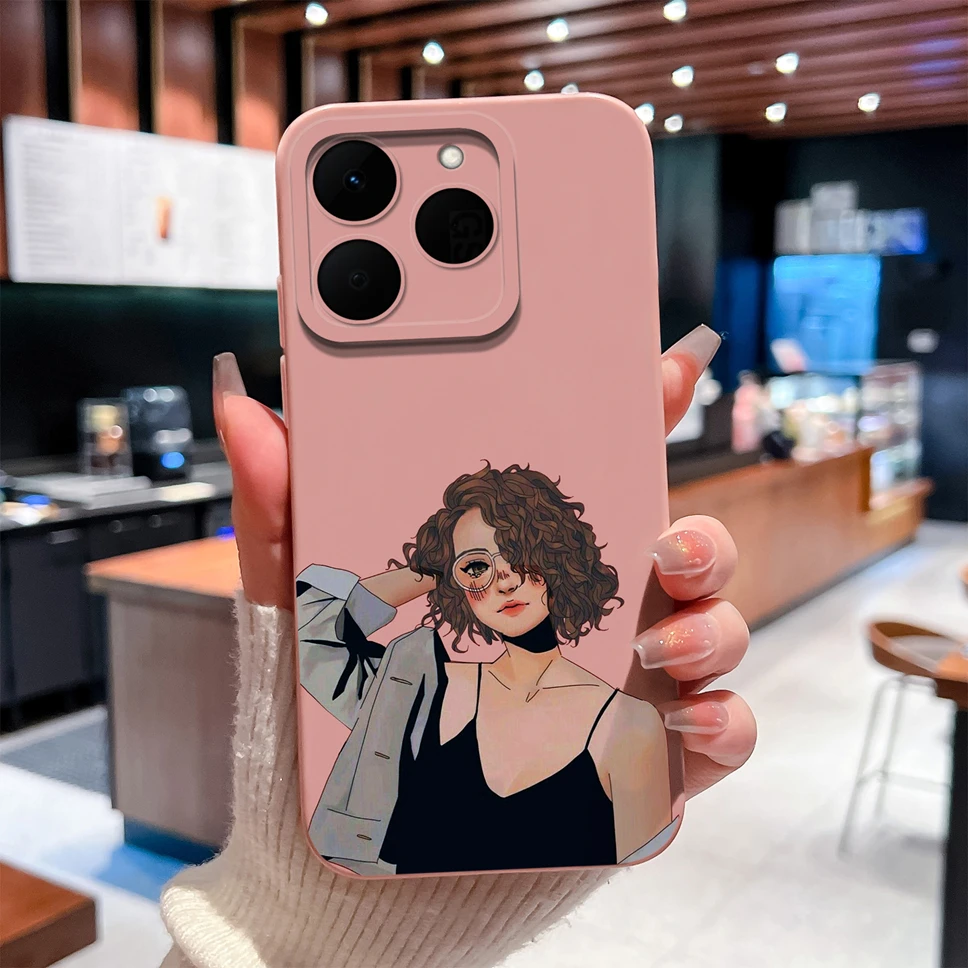Stylish Shockproof Liquid Silicone Phone Case with Unique Patterns
