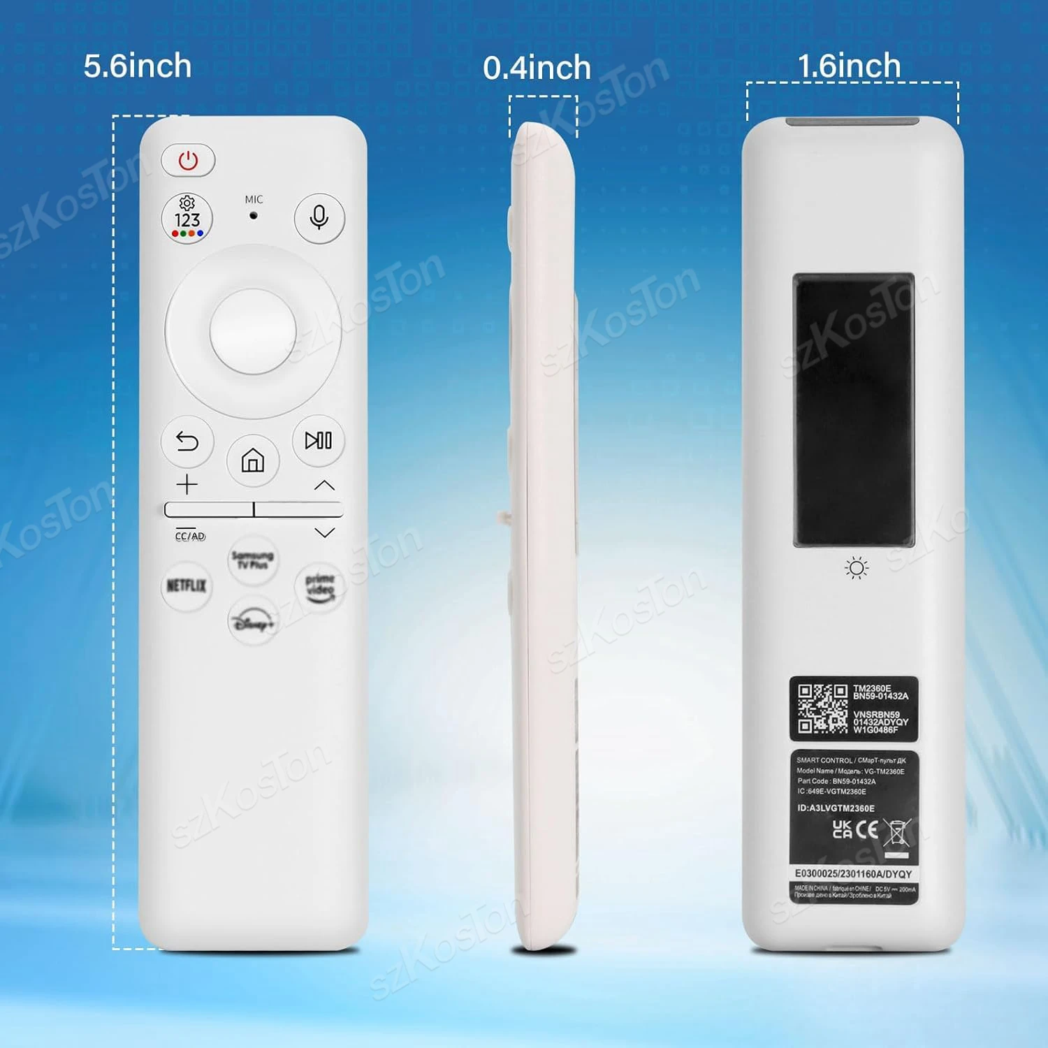 2021年モデル BN59-013 交換用リモコン サムスン スマートテレビ用 Neo QLE(中古品) 2021年モデル BN59-013 交換用リモコン サムスン スマートテレビ用 Neo QLED、フレームとクリスタルUHDシリーズに対応  (BN59-01357F)