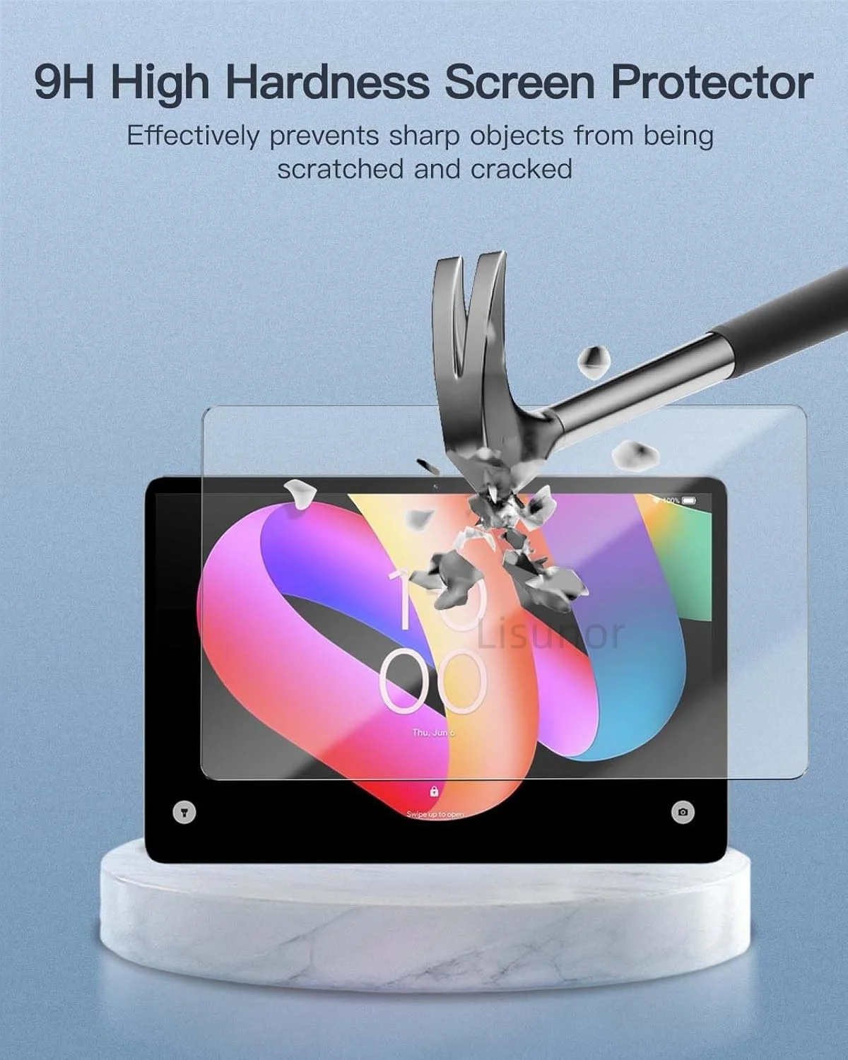 Premium Tempered Glass Screen Protectors - Anti-Fingerprint & Scratch-Resistant Film for 10.1 Tablets (2-Pack)