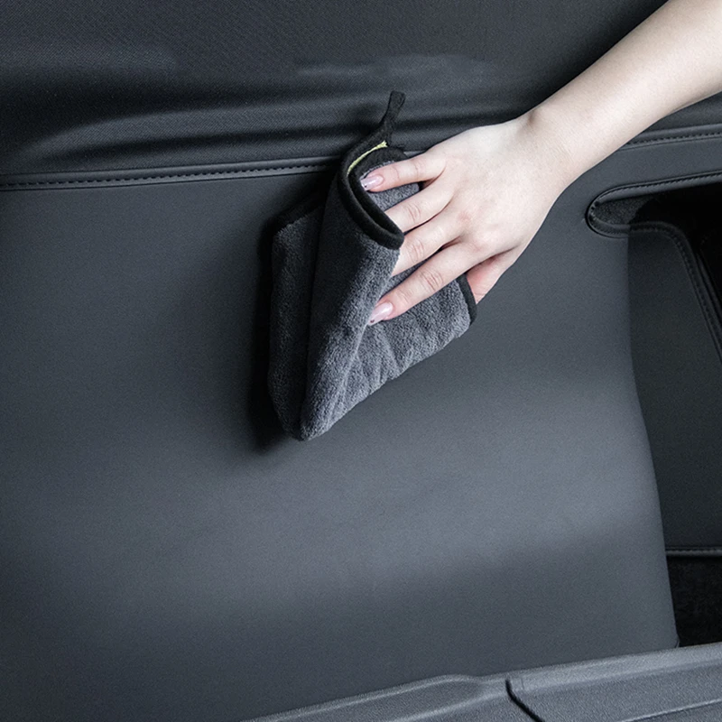 Für Tesla Model Y Juniper Kofferraummatte Vollständige Abdeckung Beidseitige Kofferraumschutzauflagen Rückenlehnen-Schutzpolster Laderaumauskleidung Anti-Schmutz-Matte – Detail 11