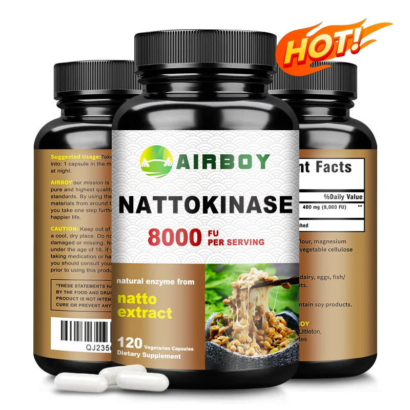 Nattokinase Maintains Blood Pressure Balance Supports Cardiovascular Health nattokinase supplement