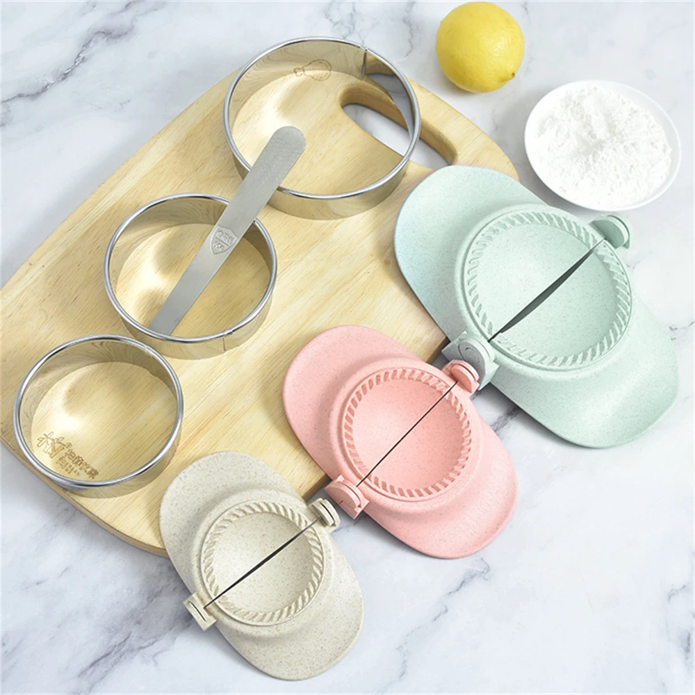 Large Size Dumpling Mould Press Ravioli Dough Pastry Pie Maker Wheat Straw Empanada Dumping Making Kitchen Accessories dumpling maker