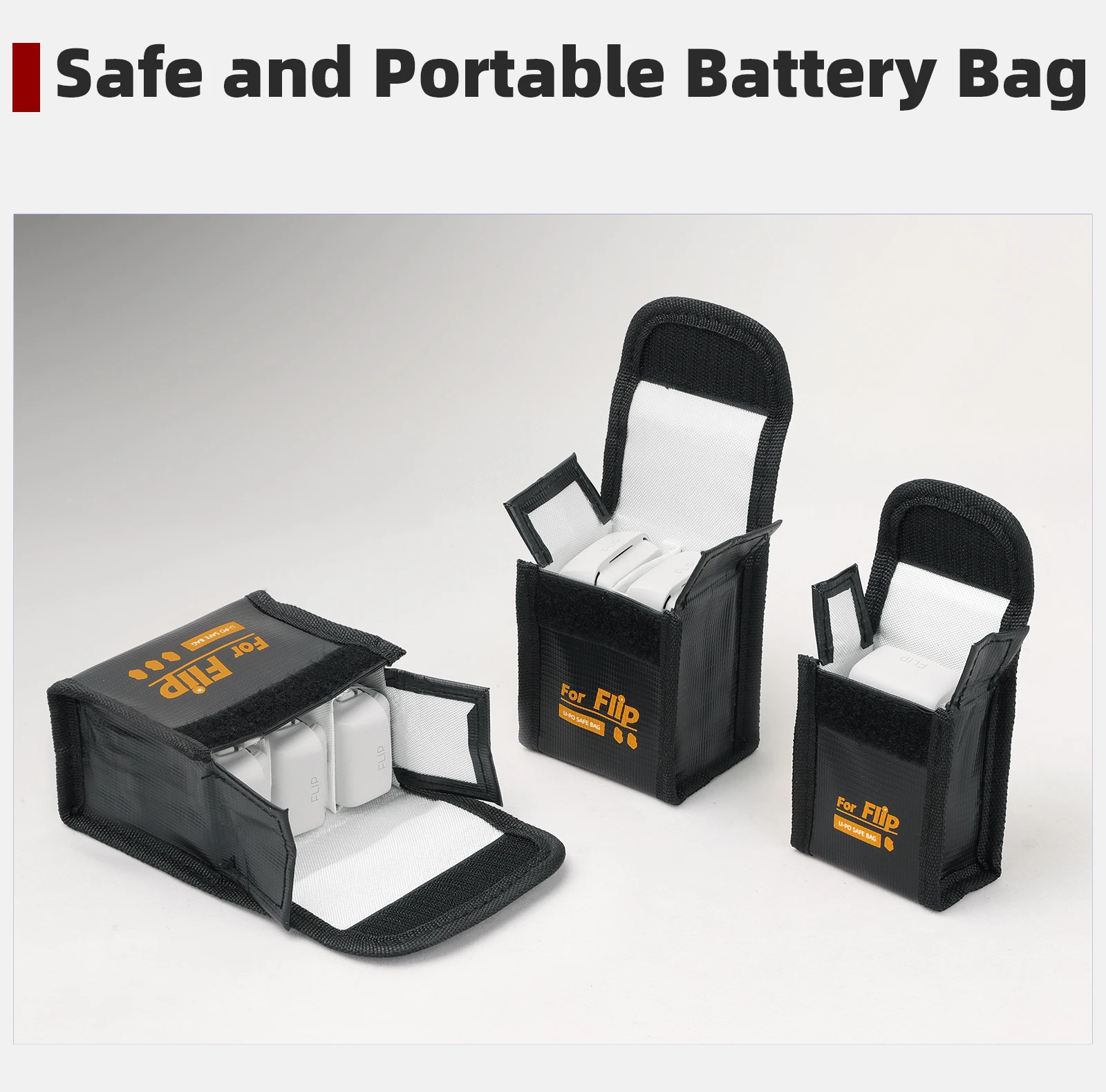 Sac antidéflagrant pour batterie Sunnylife - 1/2/3 batteries