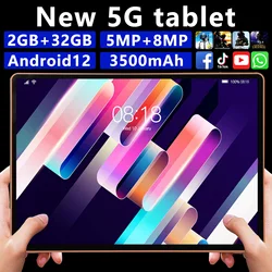 Wersja Gobal nowy Tablet Pc 10.1 Cal Android 6 2GB RAM 32GB ROM Octa Core Google Play WPS 5G WIFI Bluetooth Hot Sales Laptop
