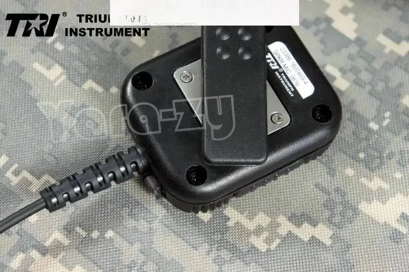 TRI THALES 무전기 에어덕트 헤드셋으로 높음 및 낮음 볼륨 조절이 가능한 PRC152 148 BCC