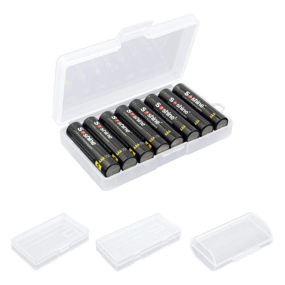 248SlotsHardPlasticBatteryStorageBoxesCaseAAAAABattery