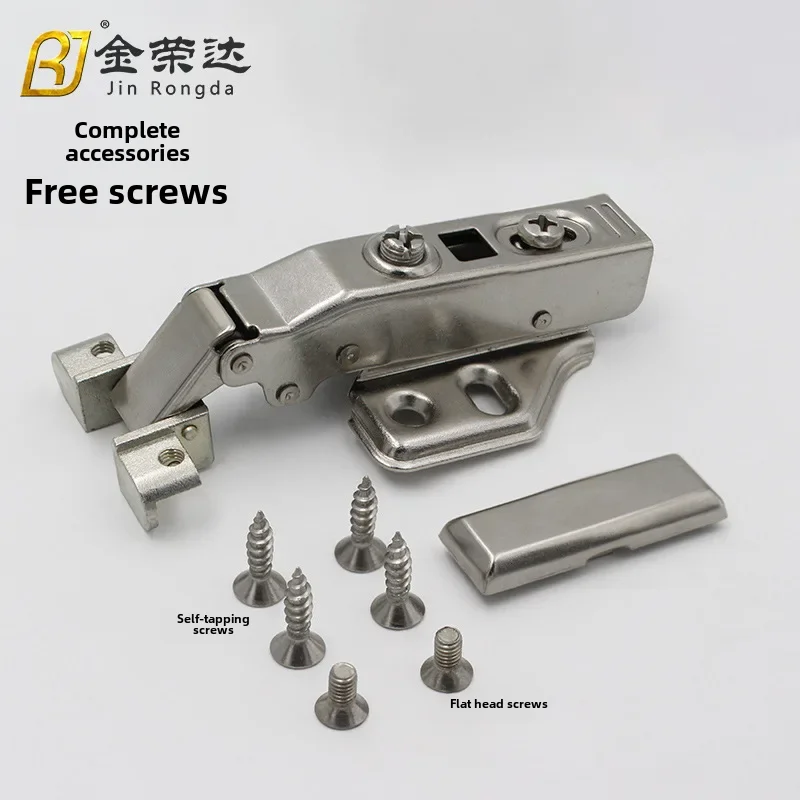 Jinrongda Aluminum Window Damping Hinge Metal Door Aluminum Frame Hinge No Punching Frame