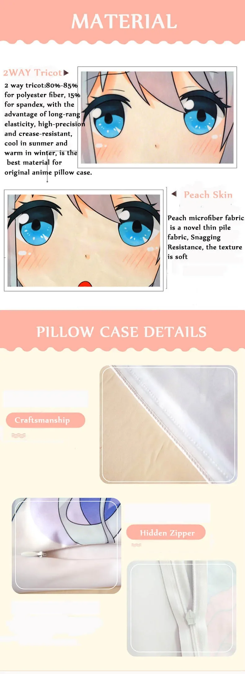 Description Picture 5 of itemAnime Danganronpa Ouma Kokichi Dakimakura Hugging Body Naegi Makoto Pillow Case Home Bedding Pillow Cover DIY Custom Made
