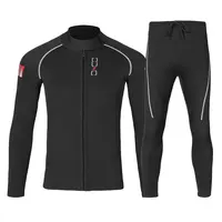Men's 1.5mm Split Diving Suit Surfing Windproof Long Sleeve Jacket Neoprene Fishing Pants Professional Scuba Diving Clothes 2