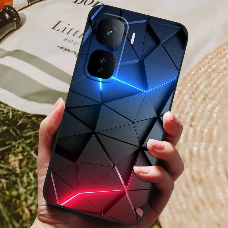 Cute Cat TPU Soft Silicone Protective Case Cover - Painted Design for VIVO IQOO Neo 10 Series